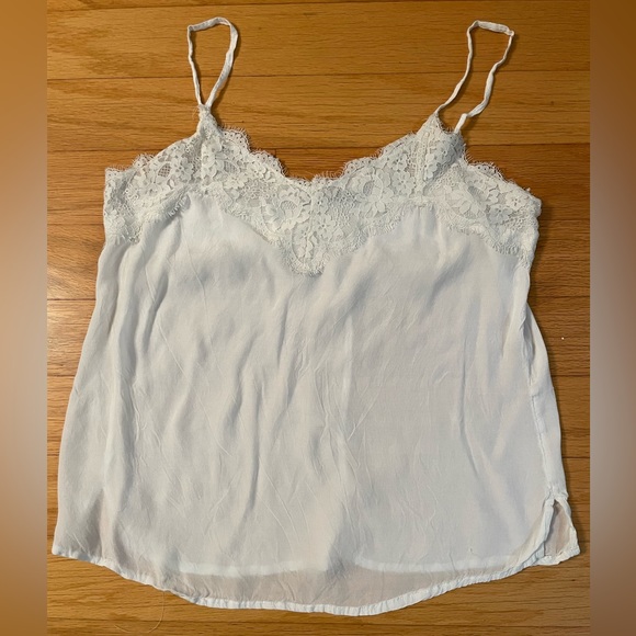 Abercrombie & Fitch White Lace Women’s Camisole Size Medium - Picture 2 of 6